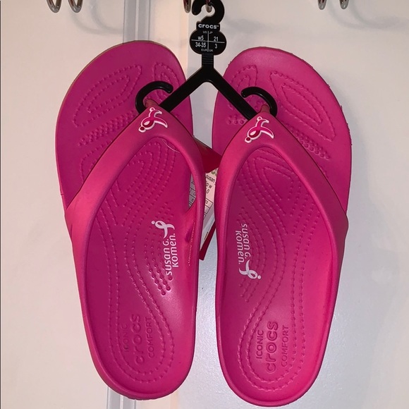 NEW Pink Sandle Cros - Picture 1 of 5